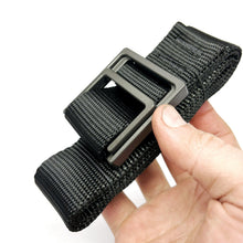 Load image into Gallery viewer, EDC Bundle — Austere Lock Belt, black anodized buckle, front view